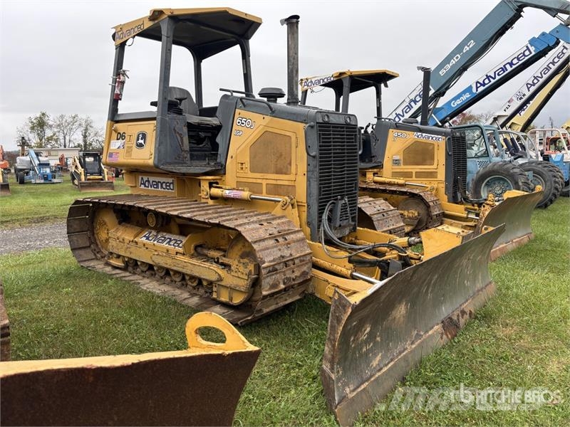 John Deere 650J LGP Crawler dozers