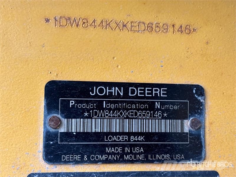 John Deere 844K-II Læssemaskiner på hjul