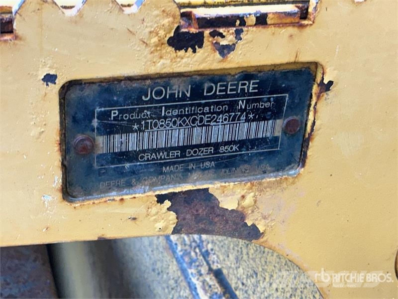John Deere 850K WLT Pásové dozery