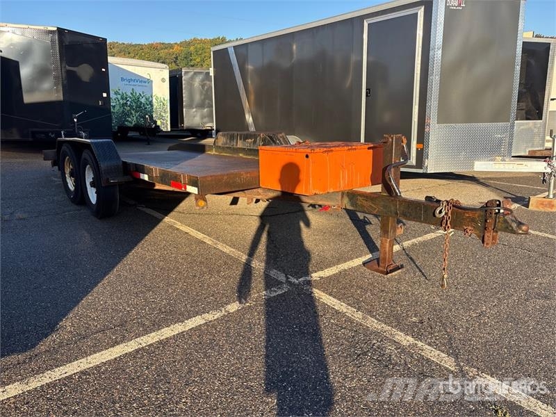 Kaufman T/A 1 Car Open Car Carrier Trailer Polprikolice za prevoz vozil