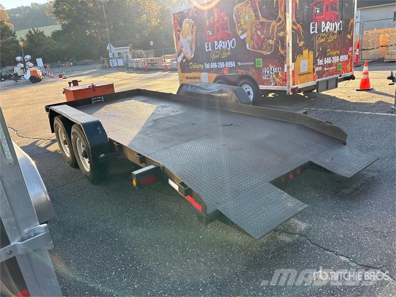 Kaufman T/A 1 Car Open Car Carrier Trailer Polprikolice za prevoz vozil