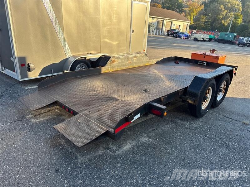 Kaufman T/A 1 Car Open Car Carrier Trailer Polprikolice za prevoz vozil