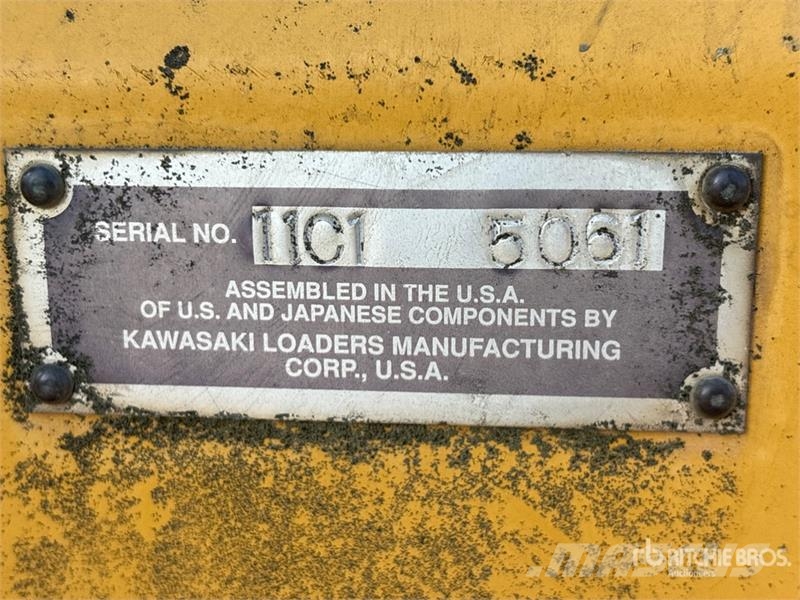 Kawasaki 115Z III Wheel Loader Cargadoras sobre ruedas