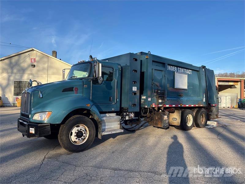 Kenworth T440 6x4 Rear Loader Waste Collection Truck Atkritumu izvešanas transports