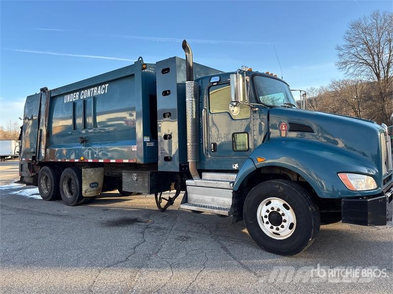 Kenworth T440 6x4 Rear Loader Waste Collection Truck Atkritumu izvešanas transports