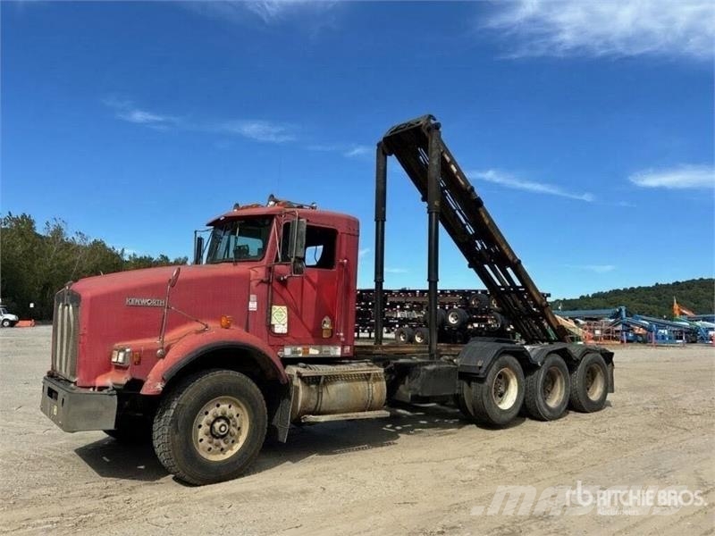 Kenworth T800 스킵 로더 트럭