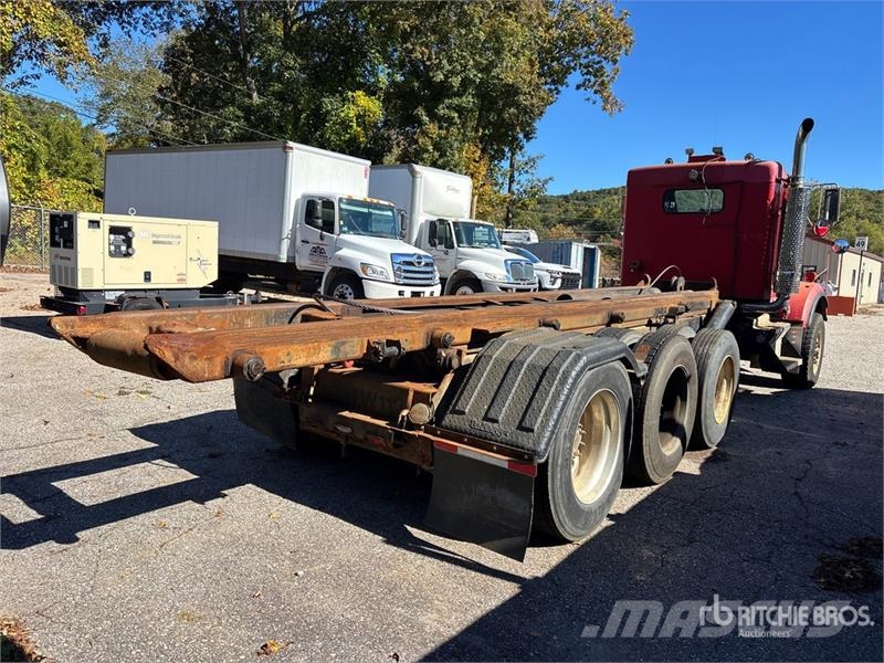 Kenworth T800 스킵 로더 트럭