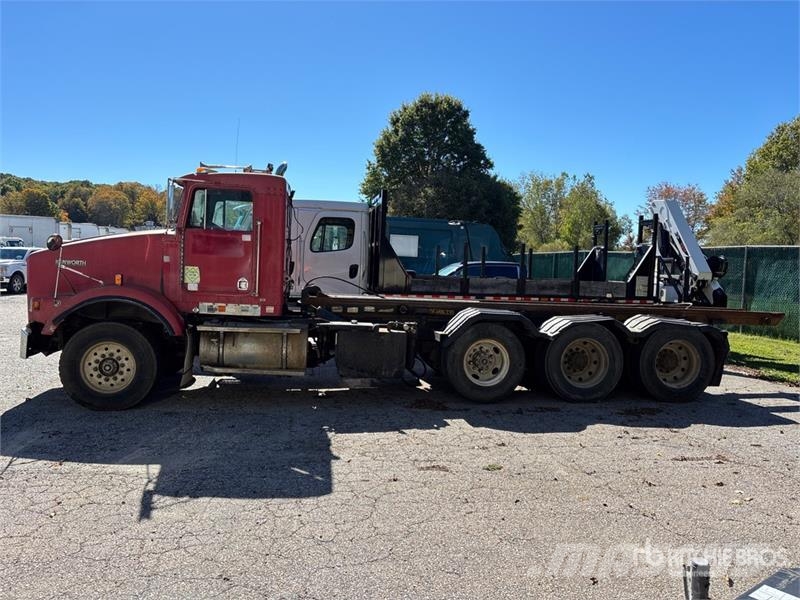 Kenworth T800 스킵 로더 트럭