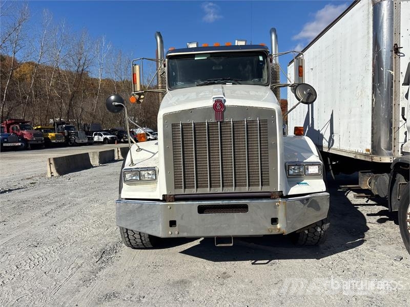 Kenworth T800 8x4 Flatbed Truck Platformas/izkraušana no sāniem