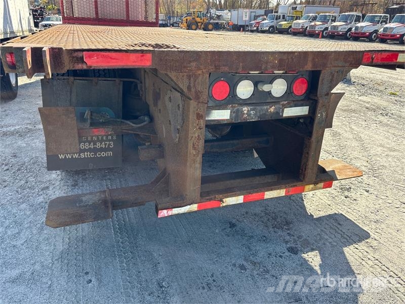 Kenworth T800 8x4 Flatbed Truck Platformas/izkraušana no sāniem