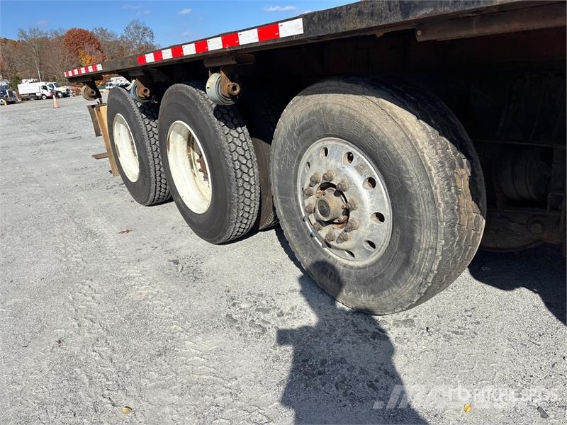 Kenworth T800 8x4 Flatbed Truck Platformas/izkraušana no sāniem
