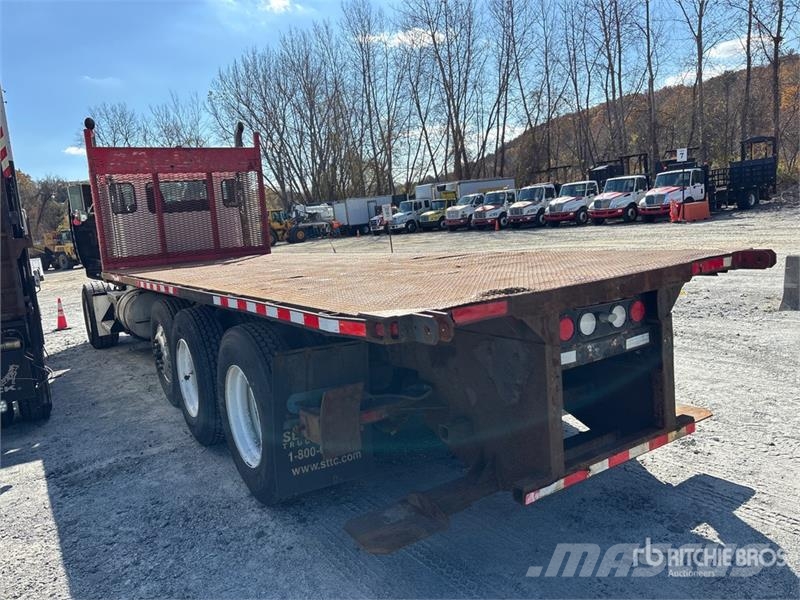 Kenworth T800 8x4 Flatbed Truck Platformas/izkraušana no sāniem