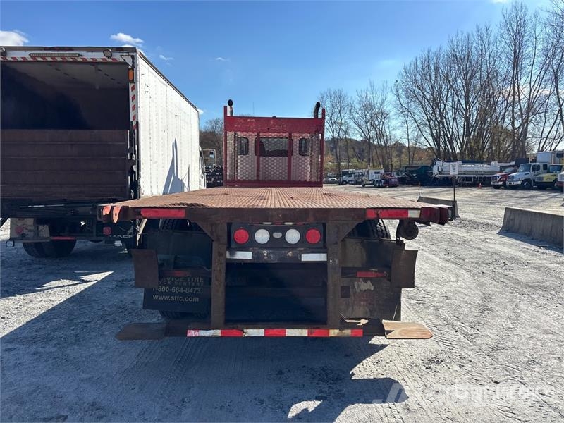 Kenworth T800 8x4 Flatbed Truck Platformas/izkraušana no sāniem