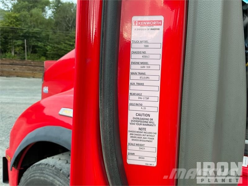 Kenworth T880 شاحنات قلابة