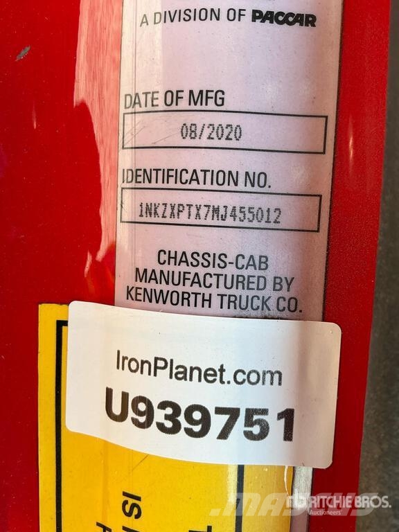 Kenworth T880 شاحنات قلابة