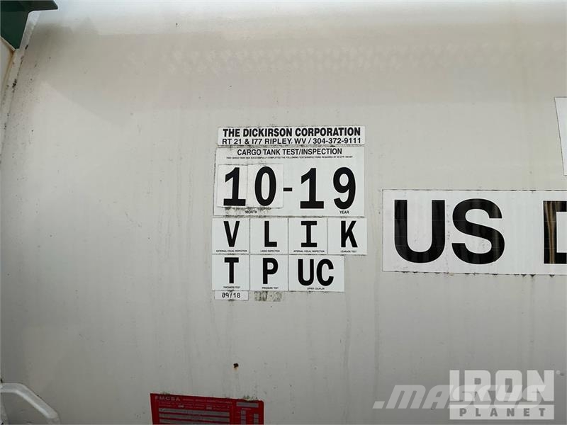 Keystone LGT2 5000 gal T/A Tanker Trailer Цистерна