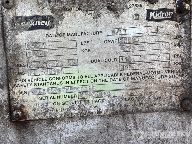 Kidron 32RTGASEW 32 ft x 102 in T/A Refrigerated Trailer Poluprikolice hladnjače