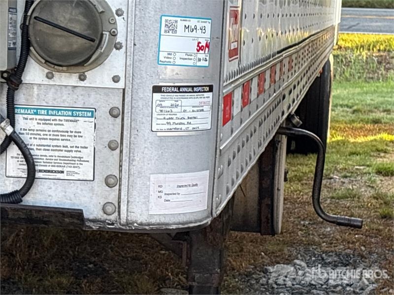 Kidron 48RTPGASEW102SP 48 ft x 102 in T/A Refrigerated Tr Temperature controlled semi-trailers