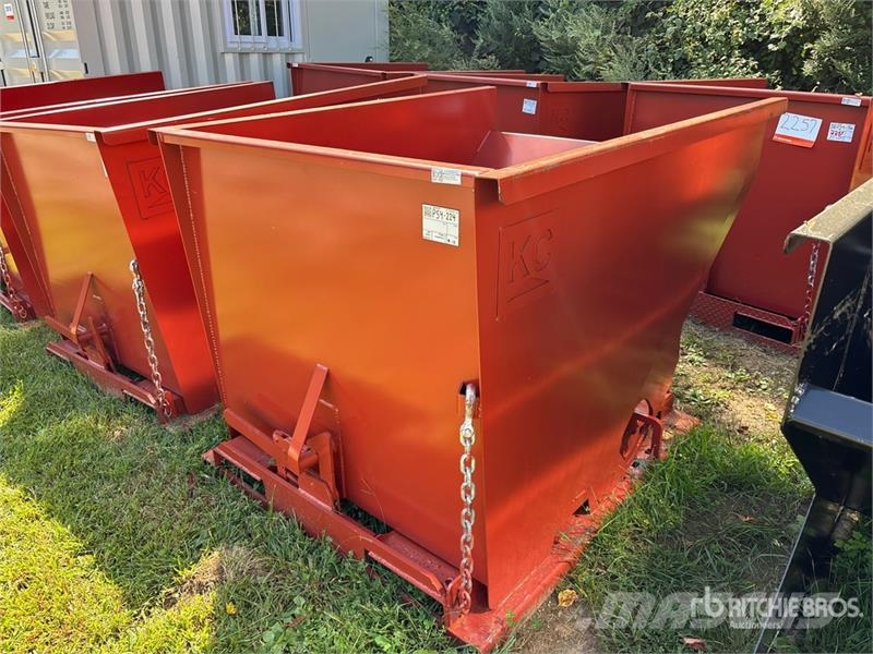  Kit Containers 2YFT-SDH 5 ft 3 in 2 cyd Self-Dumpi Dėžės ir piltuvai