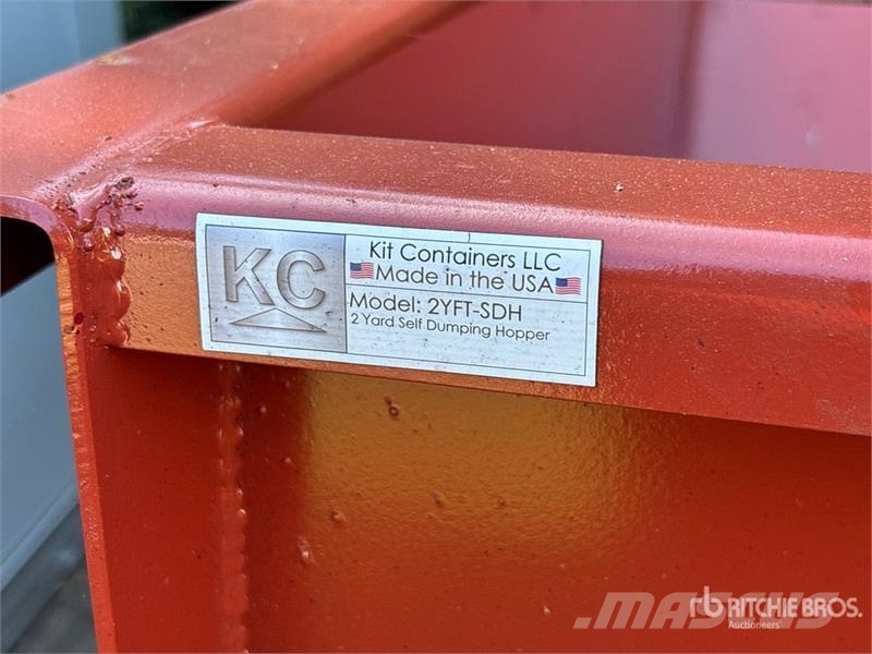  Kit Containers 2YFT-SDH 5 ft 3 in 2 cyd Self-Dumpi Dėžės ir piltuvai