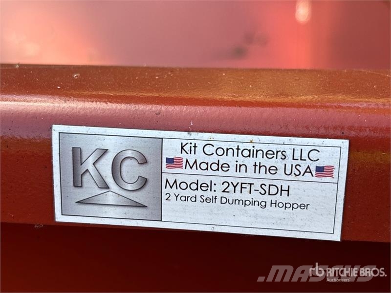  Kit Containers 2YFT-SDH 5 ft 3 in 2 cyd Self-Dumpi Dėžės ir piltuvai
