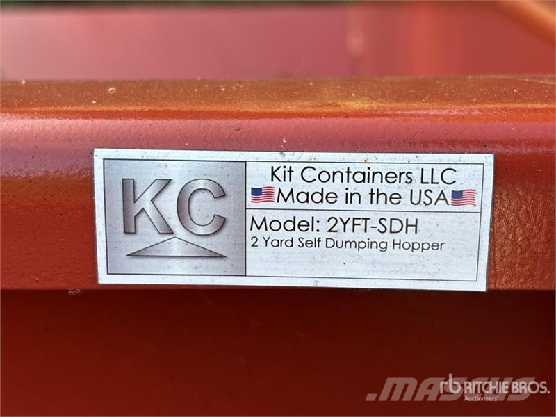  Kit Containers 2YFT-SDH 5 ft 3 in 2 cyd Self-Dumpi Dėžės ir piltuvai