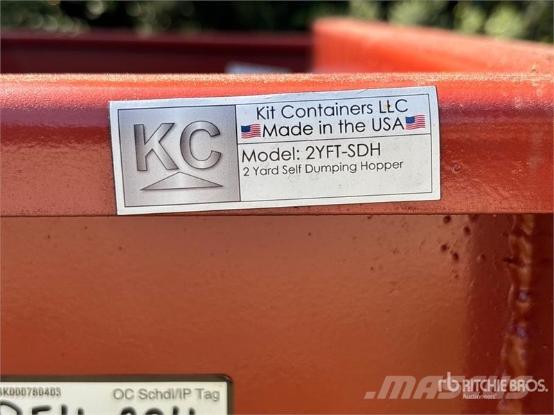  Kit Containers 2YFT-SDH 5 ft 3 in 2 cyd Self-Dumpi Dėžės ir piltuvai