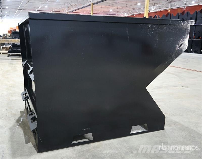 Kit Containers 2YFT-SST 2 cyd Skid Steer Dump Hopp Bins and hoppers