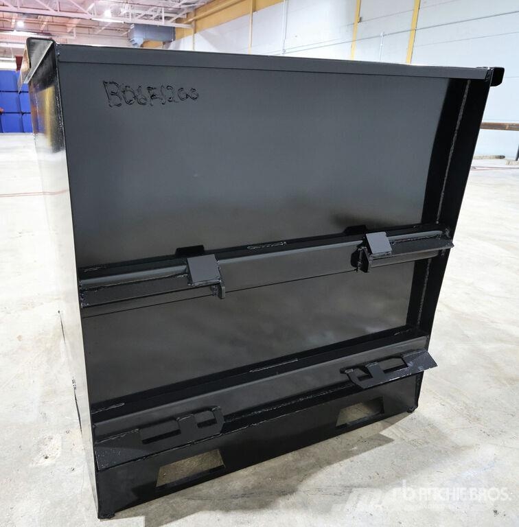 Kit Containers 2YFT-SST 2 cyd Skid Steer Dump Hopp Bins and hoppers