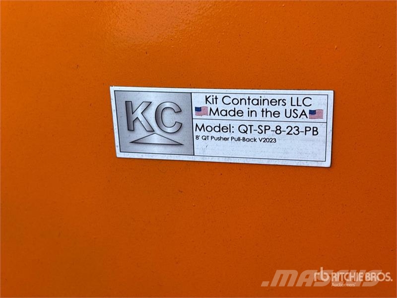 Kit Containers QT-SP-8-23-PB 96 in Skid Steer Snow Snow blades and plows