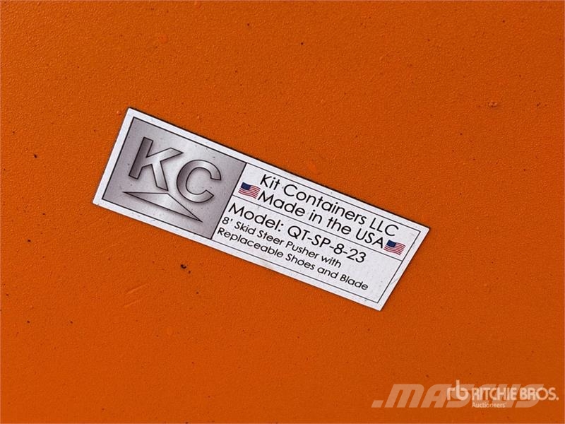 Kit Containers QT-SP-8-23 96 in Skid Steer Snow Pu Snow blades and plows