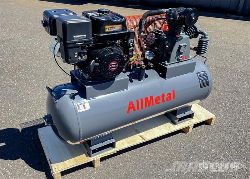 KJ AMAC60 18.5 cfm Skid-Mounted 60 gal Air Compressor 콤푸레샤