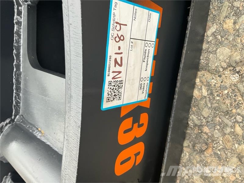 KJ AMK36 65 in Excavator Rake - Fits Cat 336 / 30 - 3 Zgrabiarki i przetrząsacze