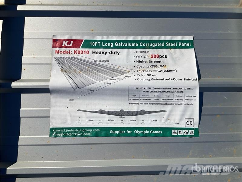KJ K0310 10 ft x 3 ft 1 in Structural Steel Equipamento de processamento
