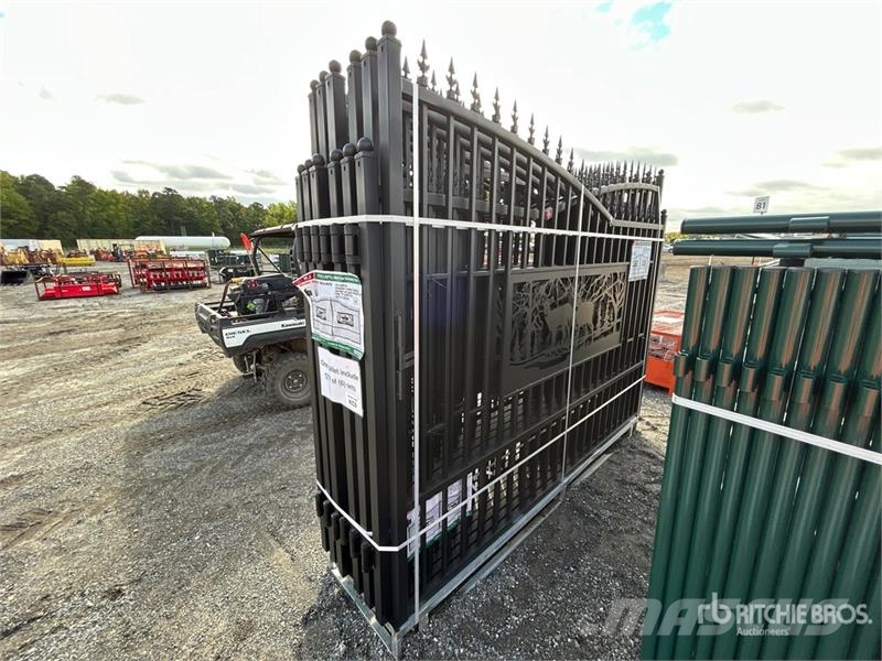 KJ K0720-6 20 ft x 7 ft Wrought Iron Bi-Parting 20 ft 농기계 - 기타