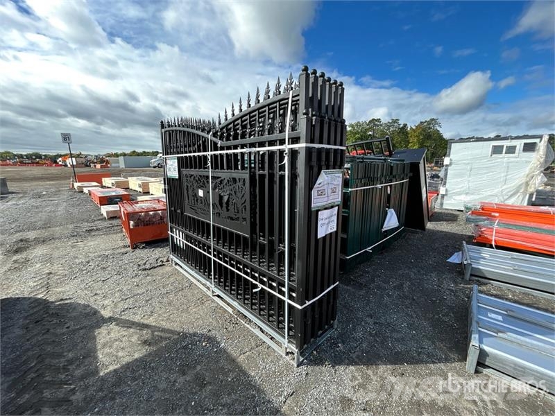 KJ K0720-6 20 ft x 7 ft Wrought Iron Bi-Parting 20 ft 농기계 - 기타