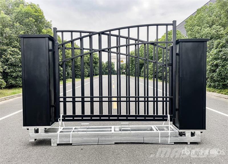 KJ K0735E 20 ft x 7 ft Metal Farm Driveway Gate (Unus 농기계 - 기타