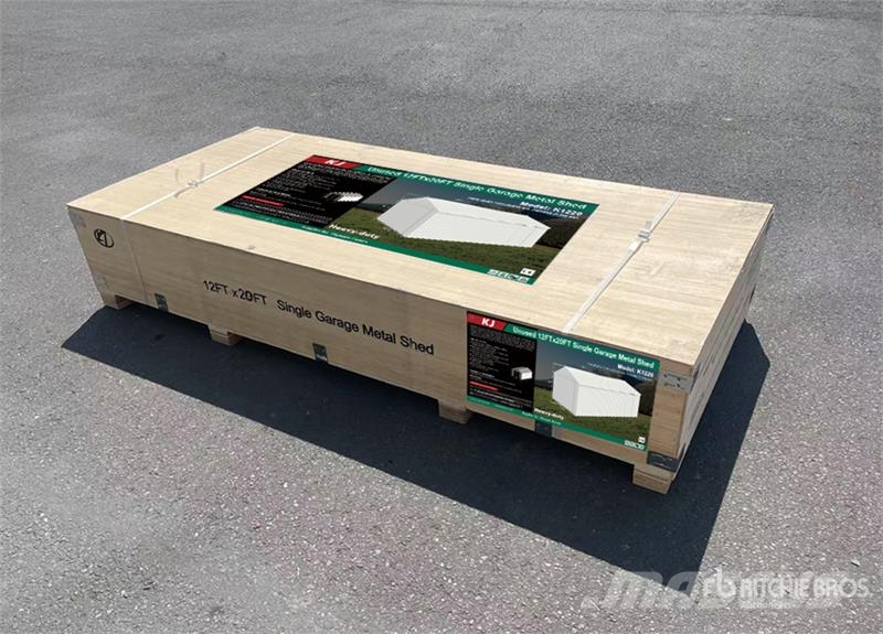 KJ K1220 12 ft x 20 ft Metal Garage (Unused) Stalen constructies