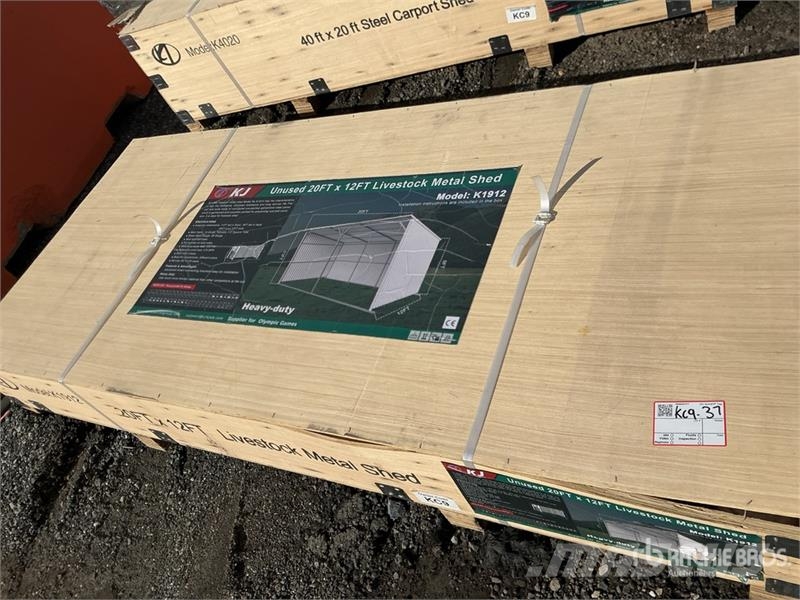 KJ K1912 12 ft x 20 ft Livestock Shelter (Unused) Other livestock machinery and accessories