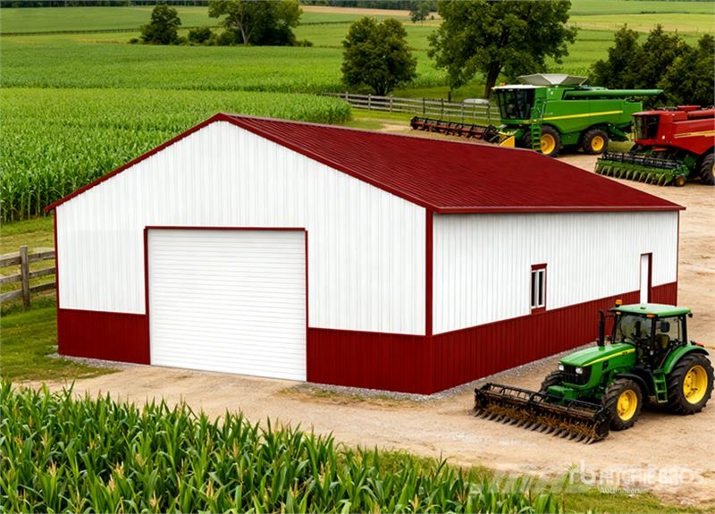 KJ K3151 31 ft x 51 ft Heavy Duty Metal Garage Storag Stalen constructies