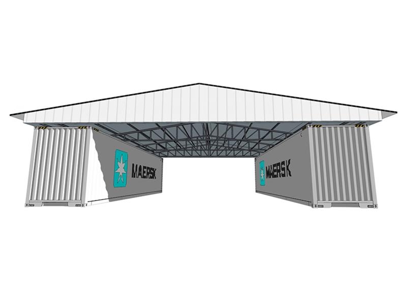 KJ K4036 36 ft x 40 ft Storage Canopy (Unused) Строителство - Други