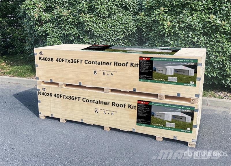 KJ K4036 36 ft x 40 ft Storage Canopy (Unused) Строителство - Други