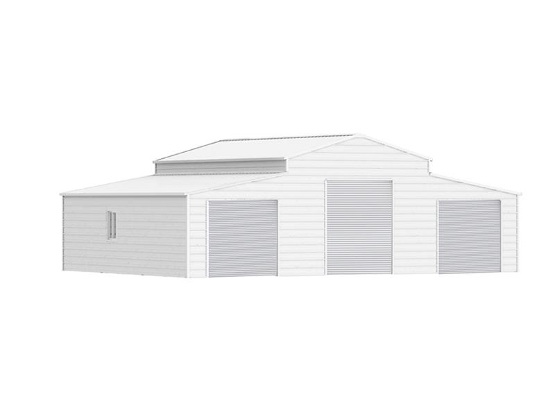 KJ K4230W 42 ft x 30 ft Triple Garage Metal Storage S Stalen constructies