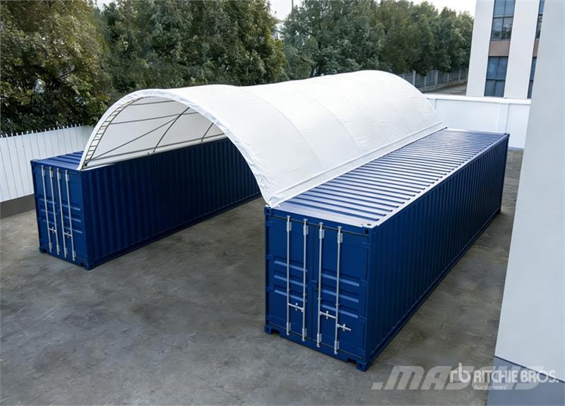 KJ KC20407 20 ft x 40 ft Single Truss Container Shelt Outros Florestal