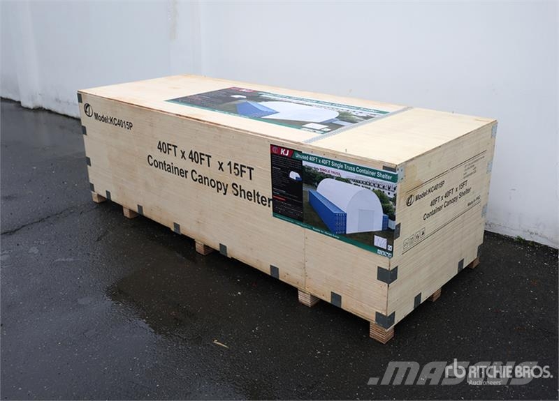 KJ KC4015P 40 Ft x 40 Ft Single Truss Container Shelt Entreprenør - Andet