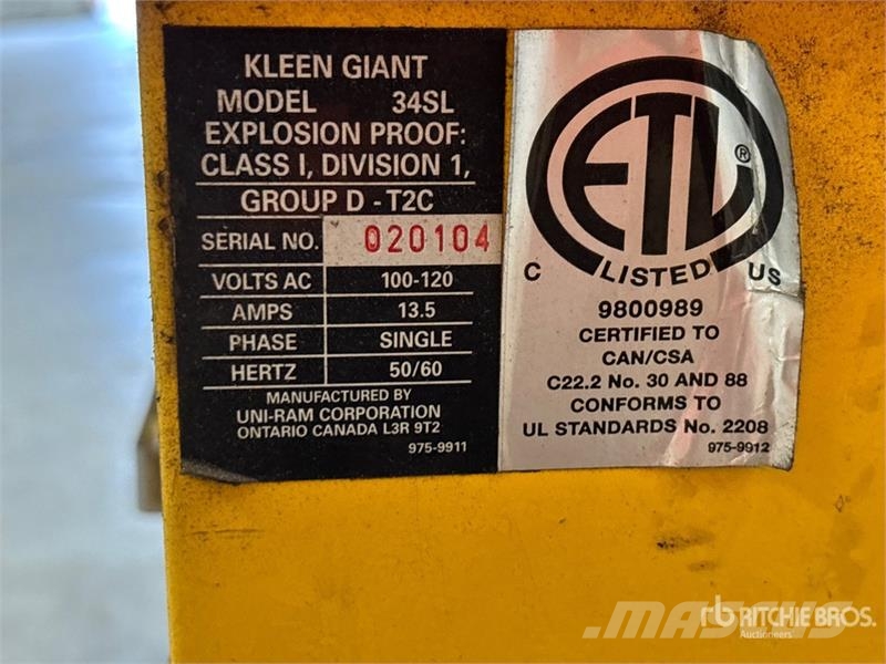 Kleen Giant 34SL-37 Parts Washer Entreprenør - Andet