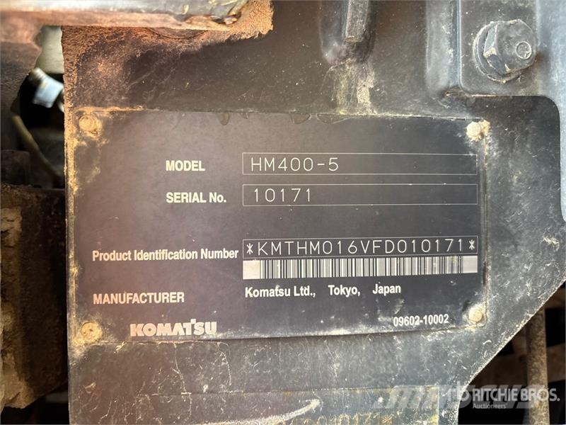 Komatsu HM400-5 Dumper - Knickgelenk