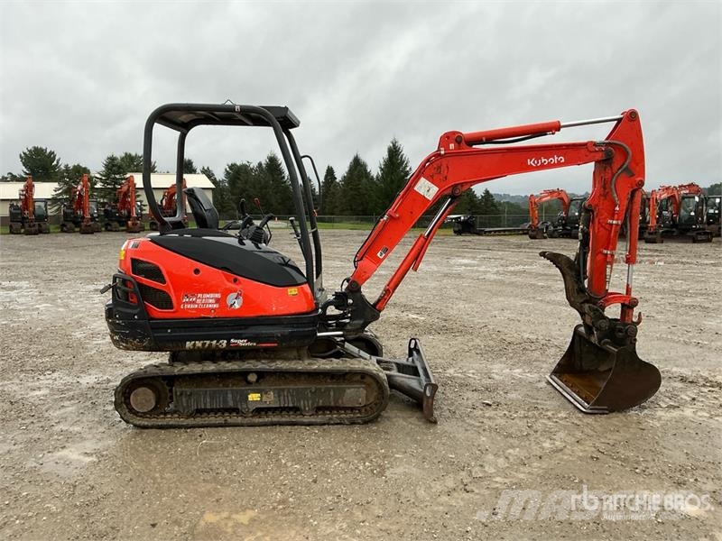 Kubota KX71-3S Minibagger < 7t