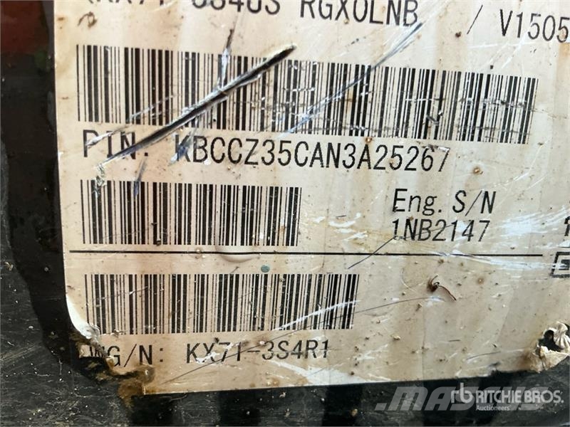 Kubota KX71-3S Minibagger < 7t