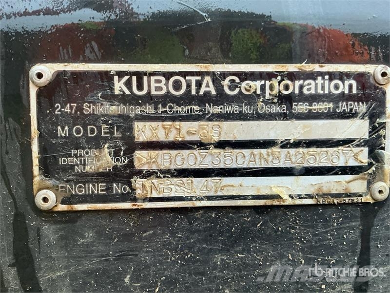 Kubota KX71-3S4R1 Mini Excavator Mini bagri <7t